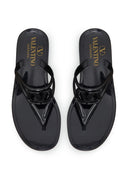 Valentino Garavani Summer V Logo Signature Thong Sandals