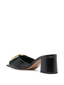 Valentino Garavani V Logo Signature Leather Mules