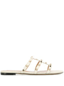 Valentino Garavani Rockstud Leather Flat Sandals