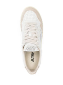 Autry medialist låga lädersneakers