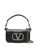 Valentino Garavani Locò Bolso de hombro de cuero pequeño