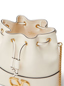 Valentino Garavani V Logo Signature Lesther Bucket Bag