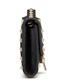 Valentino Garavani Rockstud Leather Wallet On Chain