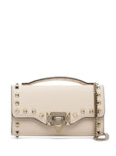 Valentino Garavani Rockstud Leather Wallet On Chain