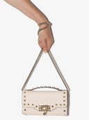 Valentino Garavani Rockstud Leather Wallet On Chain