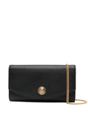 Balmain Embleme Leather Wallet On Chain