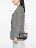 Balmain Embleme Leather Wallet On Chain
