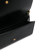 Balmain Embleme Leather Wallet On Chain