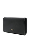Balmain Embleme Leather Wallet On Chain