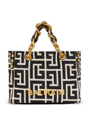 Balmain Monogram Jacquard Tote Bag