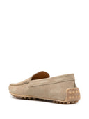 Tod's City Gommino zamszowe skórzane mokasyny