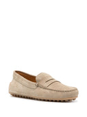 Tod's City Gommino zamszowe skórzane mokasyny