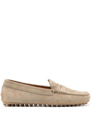 Tod's City Gommino zamszowe skórzane mokasyny