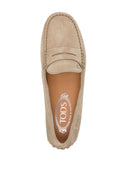 Tod's City Gommino zamszowe skórzane mokasyny