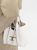 Tod's T Timeless Micro Leather Tote Bag
