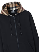 Burberry检查棉帽连帽衫