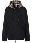 Burberry检查棉帽连帽衫