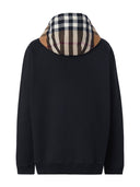 Burberry检查棉帽连帽衫