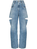 Maison Margiela Cut Out Denim Jeans