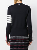 Thom Browne 4 Bar Cotton Crewneck Sweater