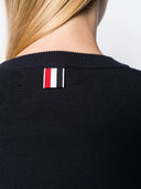 Thom Browne 4 Bar Cotton Crewneck Sweater