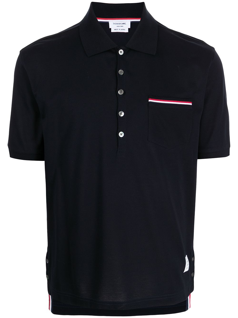Thom Browne Rwb Cotton Polo Shirt