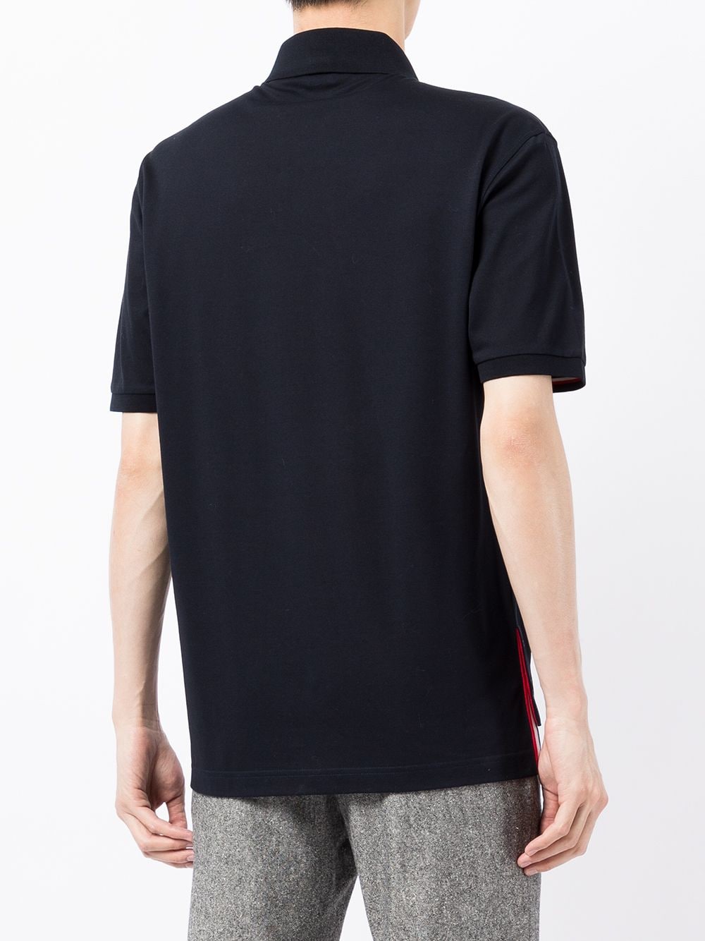 Thom Browne Rwb Cotton Polo Shirt
