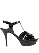 Saint Laurent eerbetoonleer sandalen