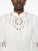 Zimmermann Acacia Broderie Linen Mini Abito