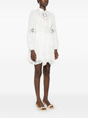 Zimmermann Acacia Broderie Linen Mini Abito