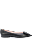 Roger Vivier Gommettine Leather Ballet Flats