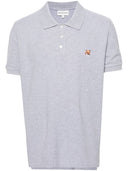 Maison Kitsune' Fox Head Cotton Polo Shirt