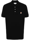 Maison Kitsune' Fox Head Cotton Polo Shirt