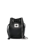 Roger Vivier Tres Vivier Leather Bucket Bag