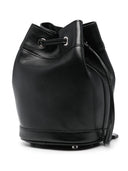 Roger Vivier Tres Vivier Leather Bucket Bag