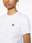 Maison Kitsune' Fox Head Patch Cotton T Shirt