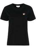 Maison Kitsune 'Fox Head Patch Cotton T -Shirt