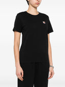 Maison Kitsune 'Fox Head Patch Cotton T -Shirt