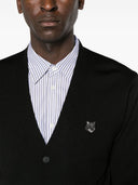 Maison Kitsune' Bold Fox Head Wool Cardigan