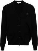 Maison Kitsune' Bold Fox Head Wool Cardigan