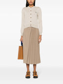 Maison Kitsune' Bold Fox Head Wool Cardigan