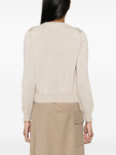 Maison Kitsune' Bold Fox Head Wool Cardigan