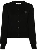 Maison Kitsune' Bold Fox Head Wool Cardigan