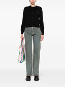 Maison Kitsune' Bold Fox Head Wool Cardigan