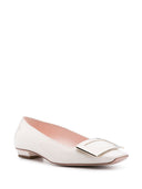 Roger Vivier Belle Vivier Leather Ballet Flats