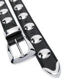 Khaite Benny Studded Leather Belt
