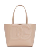 Dolce & Gabbana Dg Logo Small Leather Tote Bag