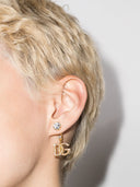 Boucles d'oreilles de logo Dolce & Gabbana DG