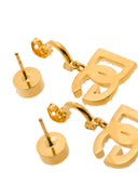 Boucles d'oreilles de logo Dolce & Gabbana DG