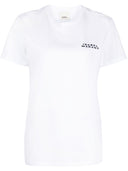Isabel Marant Vidal Logo Cotton T Shirt